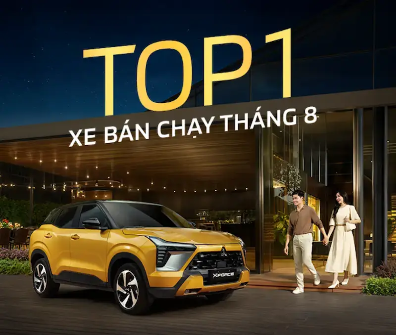 Xforce và Xpander dẫn đầu TOP xe bán chạy nhất tháng 8/2024