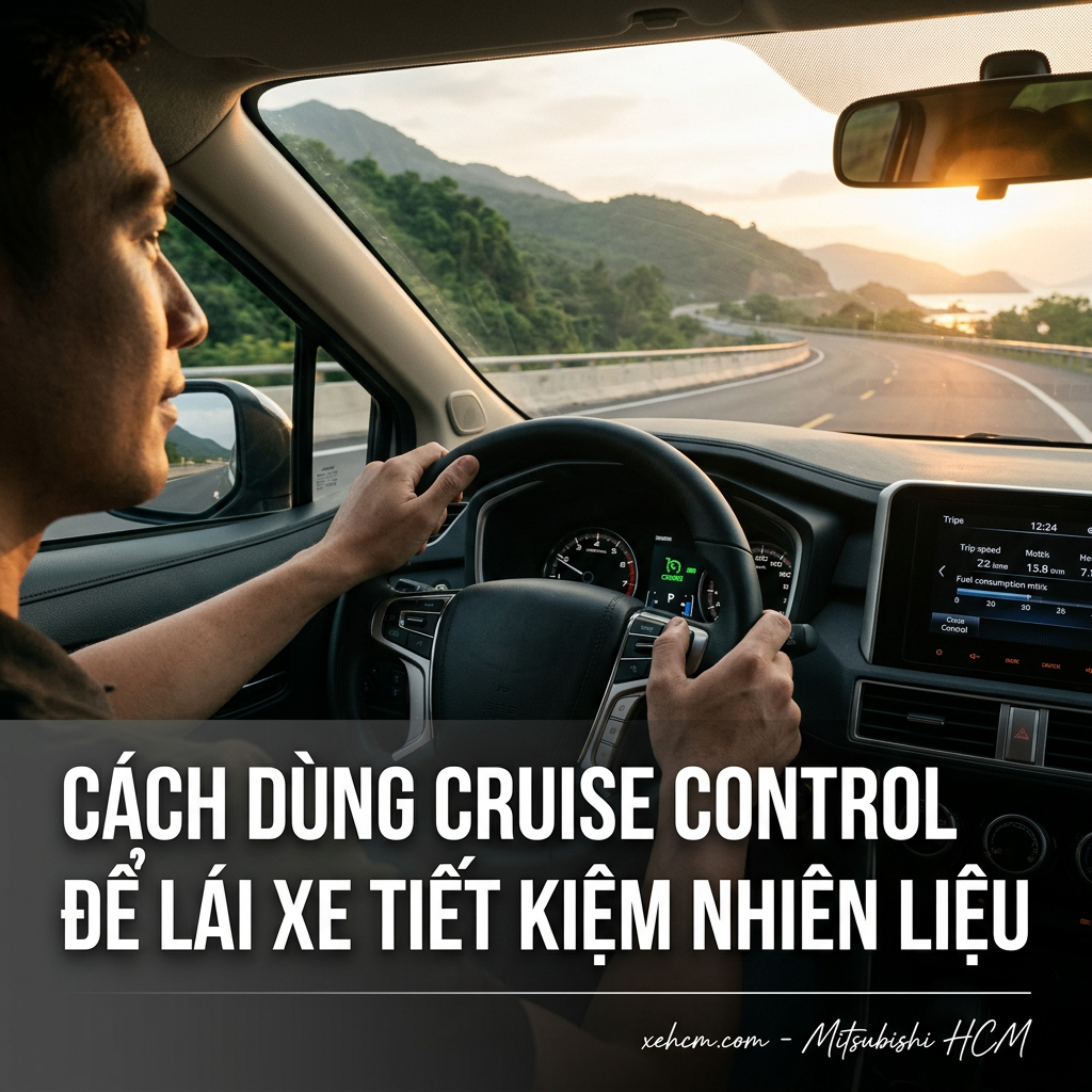 Cách dùng Cruise Control để lái xe tiết kiệm nhiên liệu