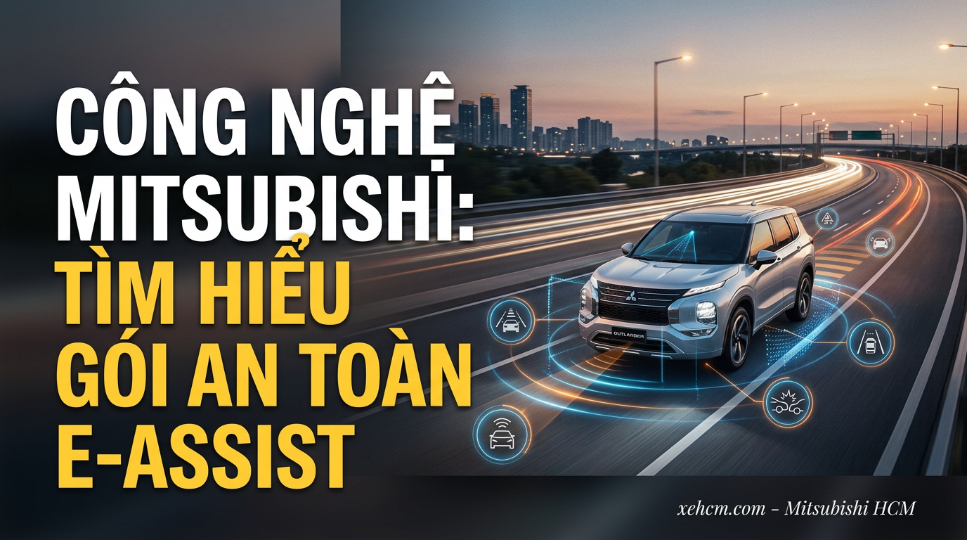 Công nghệ xe Mitsubishi: Tìm hiểu gói an toàn e-Assist