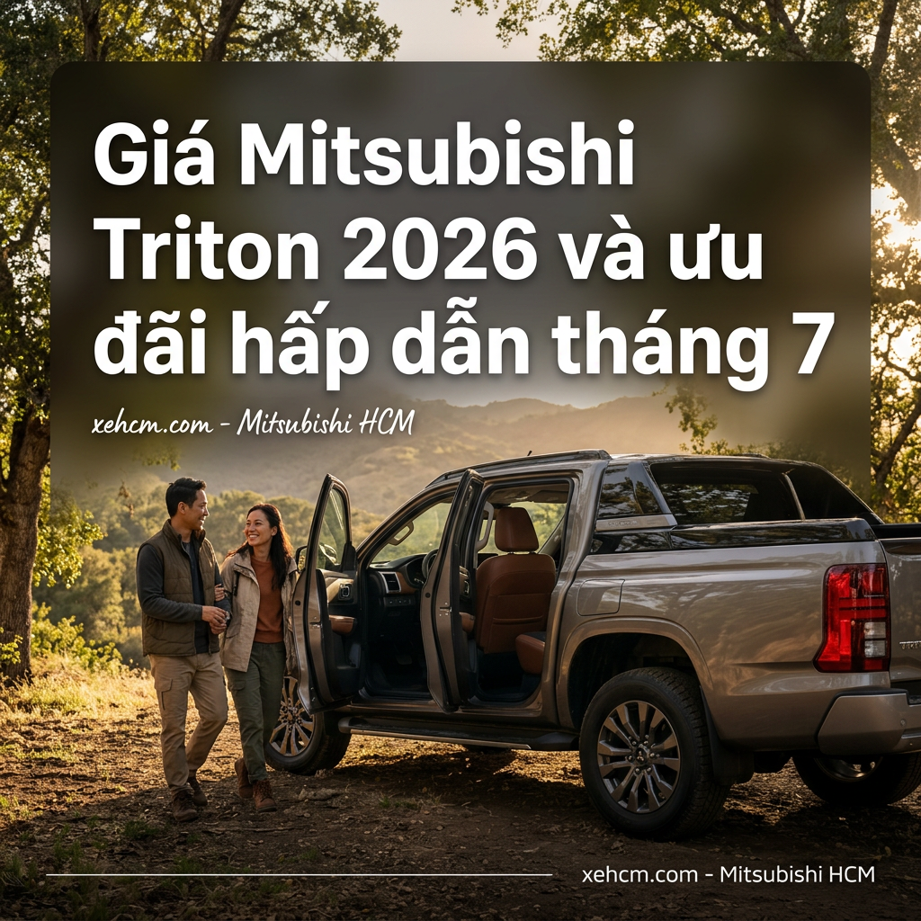 Giá Mitsubishi Triton 2026 Và ưu đãi Hấp Dẫn Tháng 7