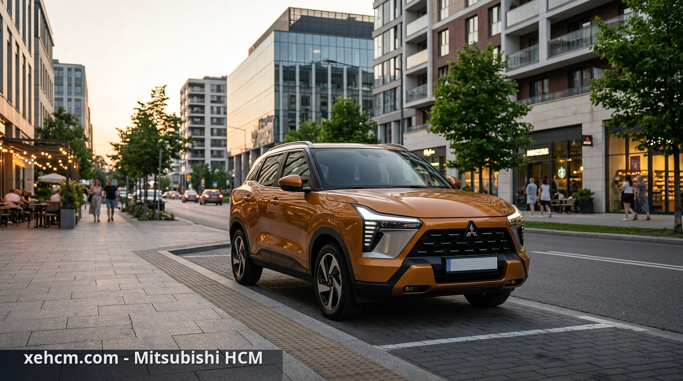 Giá Mitsubishi Xforce tháng 7/2026: Đánh giá và lăn bánh 1 Chiếc xe gầm cao Mitsubishi Xforce với thiết kế năng động - giá Mitsubishi Xforce