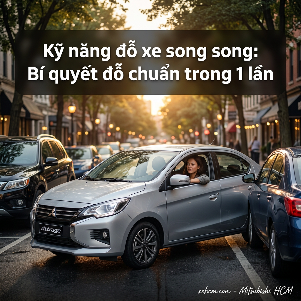 Kỹ năng đỗ xe song song: Bí quyết đỗ chuẩn trong 1 lần