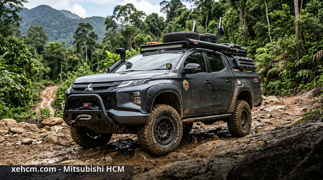 Mitsubishi Triton: Top 3 mẫu xe bán tải off-road mạnh mẽ 2 Phiên bản Mitsubishi Triton được nâng cấp chuyên dụng cho địa hình - Mitsubishi Triton