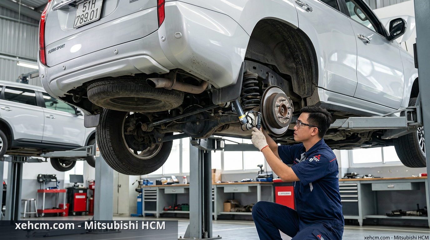 Xe Mitsubishi gầm cao: Top 5 lựa chọn đáng mua nhất 2024 2 Bảo dưỡng xe Mitsubishi gầm cao tại xưởng dịch vụ chính hãng - xe Mitsubishi gầm cao