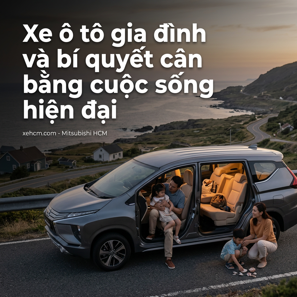 Xe ô tô gia đình và bí quyết cân bằng cuộc sống hiện đại