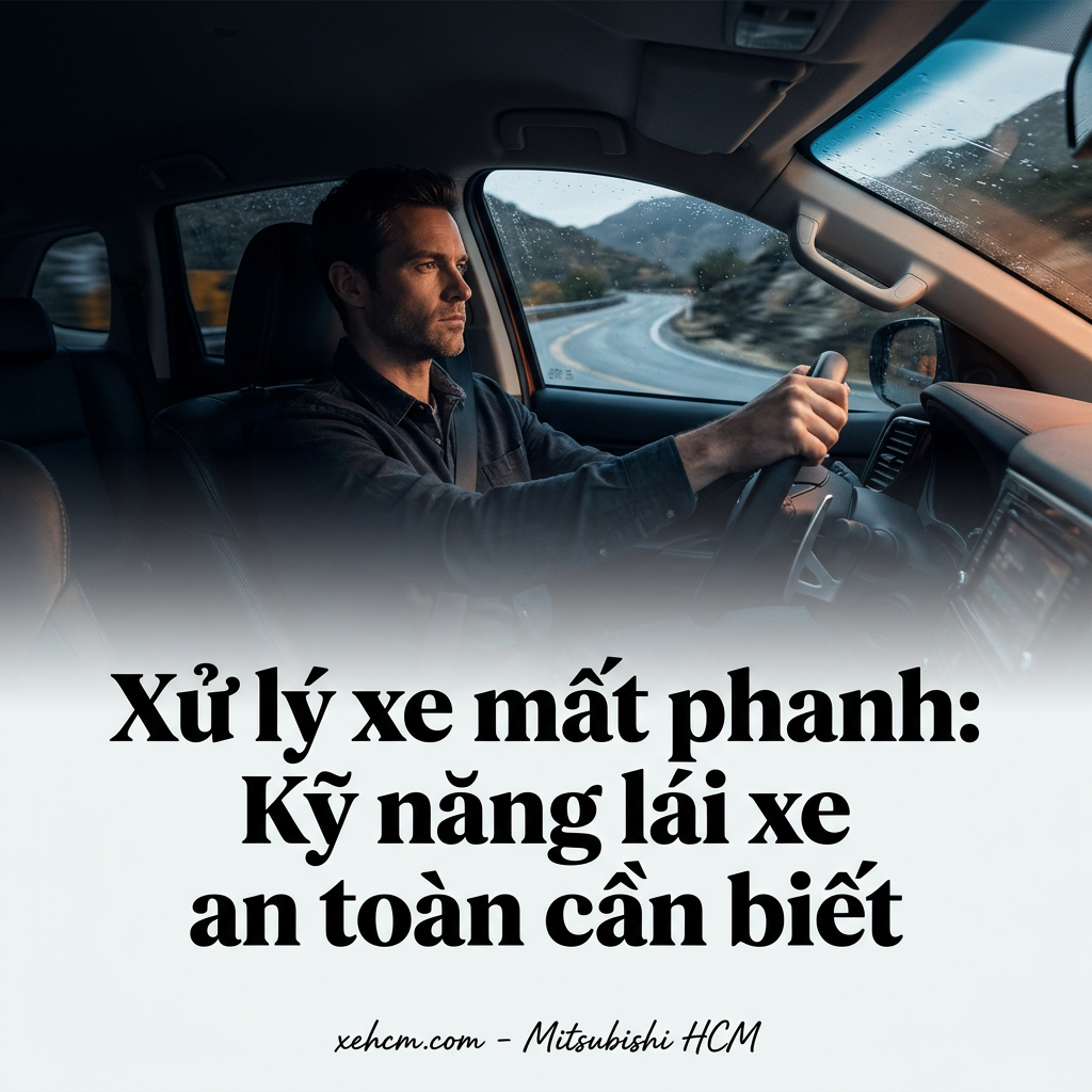 Xử lý xe mất phanh: Kỹ năng lái xe an toàn cần biết