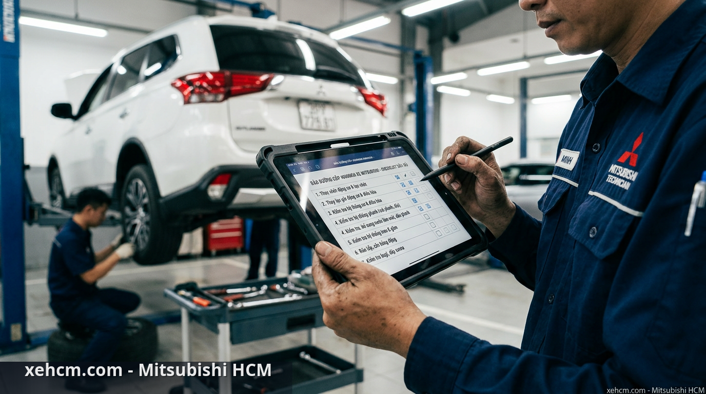 Bảo dưỡng cấp 40000km xe Mitsubishi: Checklist đầy đủ 2 Kiểm tra chi phí các hạng mục bảo dưỡng xe - bảo dưỡng cấp 40000km