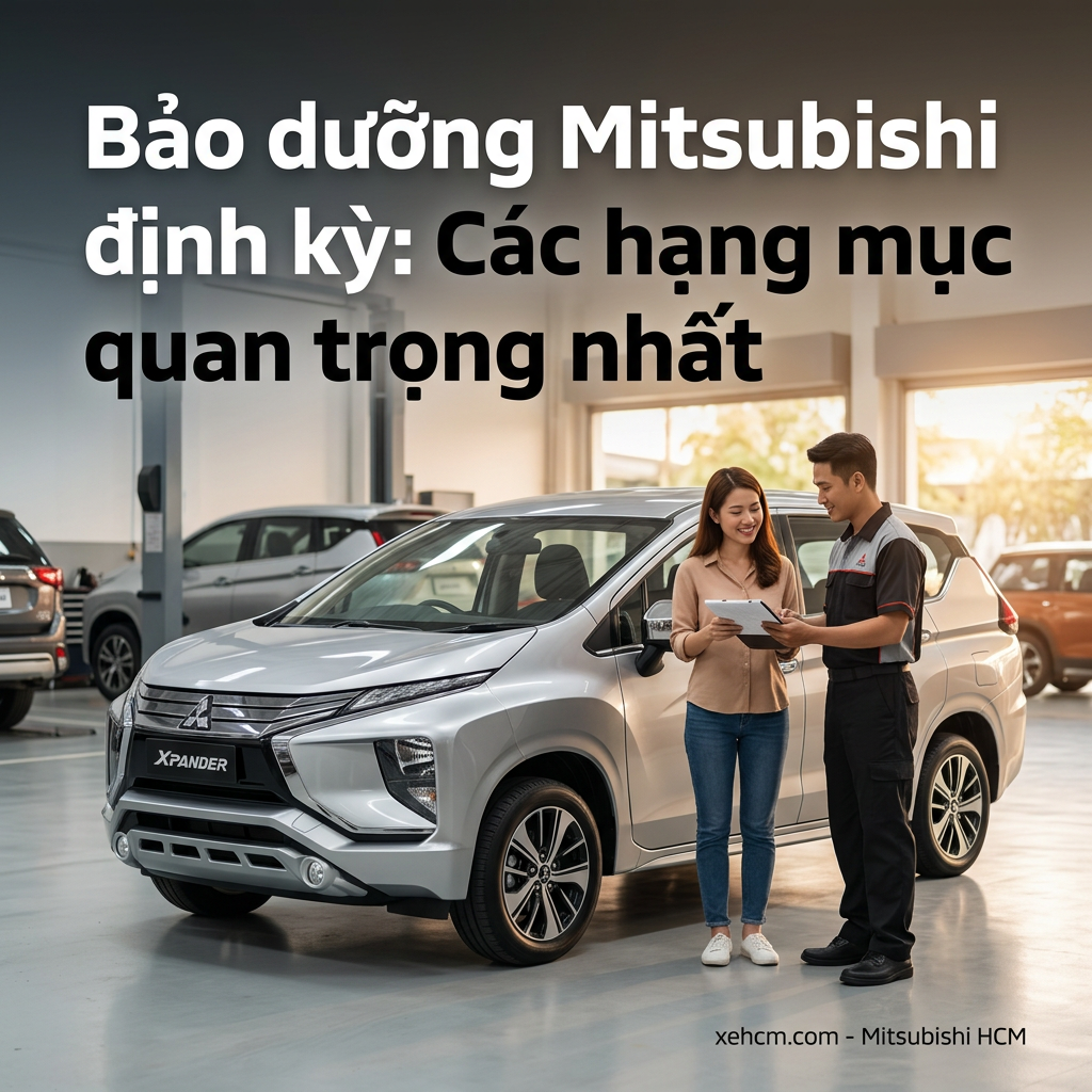 Bảo dưỡng Mitsubishi định kỳ: Các hạng mục quan trọng nhất