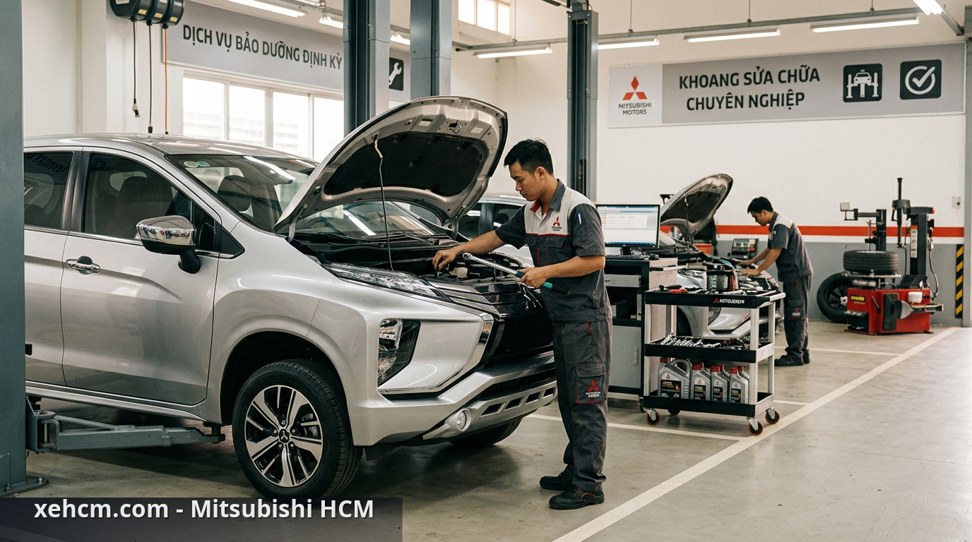 Bảo dưỡng xe Mitsubishi: 5 lưu ý quan trọng cần nhớ 1 Quy trình bảo dưỡng xe Mitsubishi chuyên nghiệp tại đại lý - bảo dưỡng xe Mitsubishi
