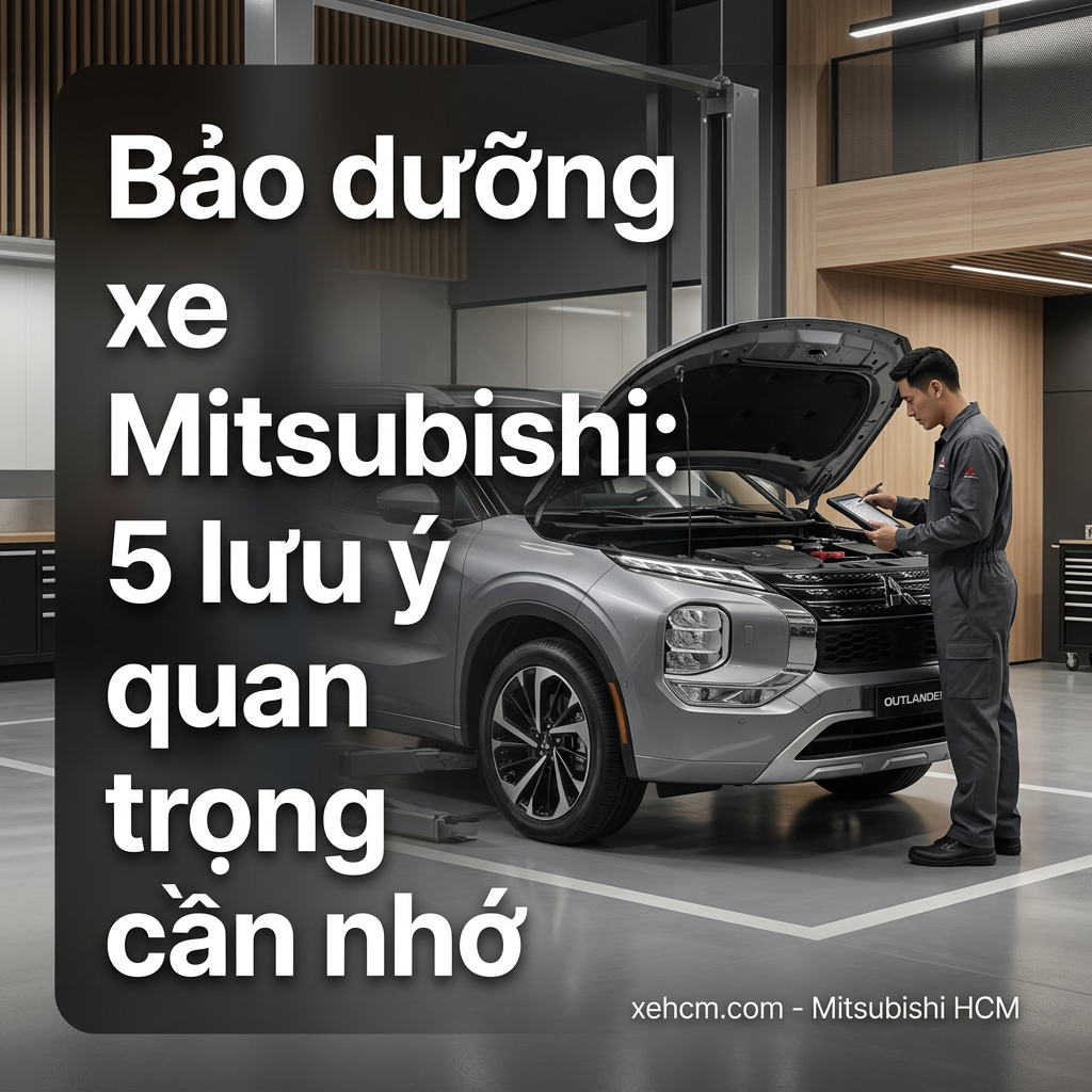 Bảo dưỡng xe Mitsubishi: 5 lưu ý quan trọng cần nhớ