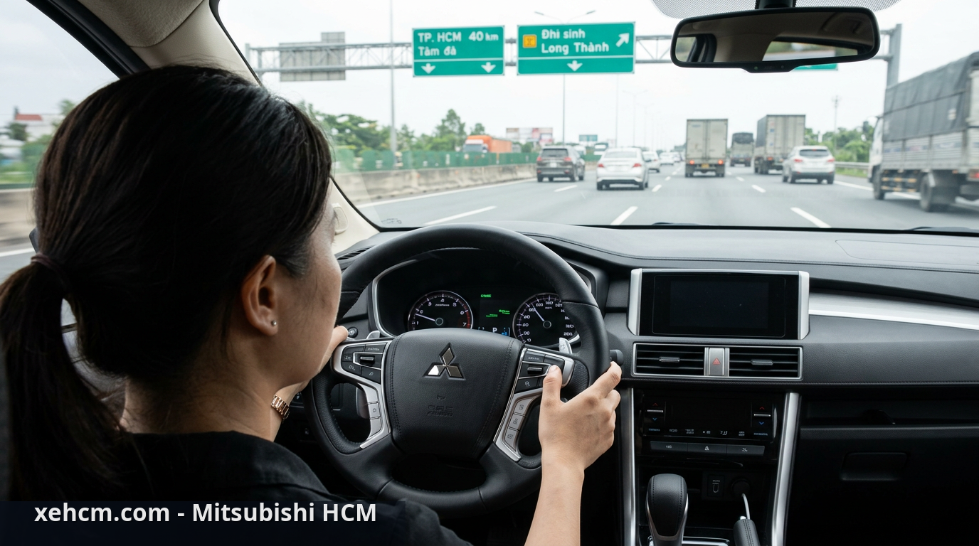 Cách dùng Cruise Control Mitsubishi an toàn, hiệu quả 2 Trải nghiệm cách dùng Cruise Control Mitsubishi trên cao tốc - cách dùng Cruise Control Mitsubishi