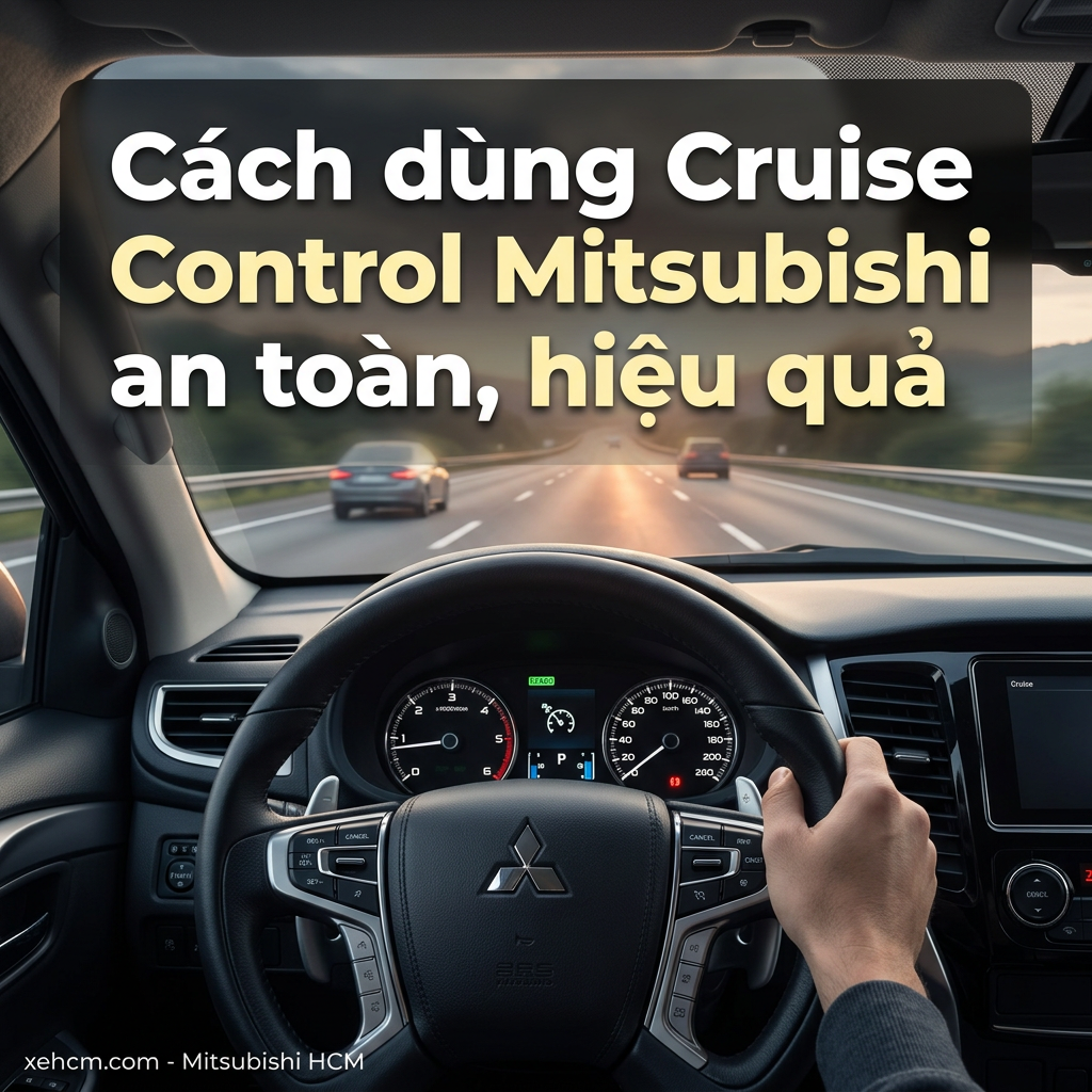 Cách dùng Cruise Control Mitsubishi an toàn, hiệu quả