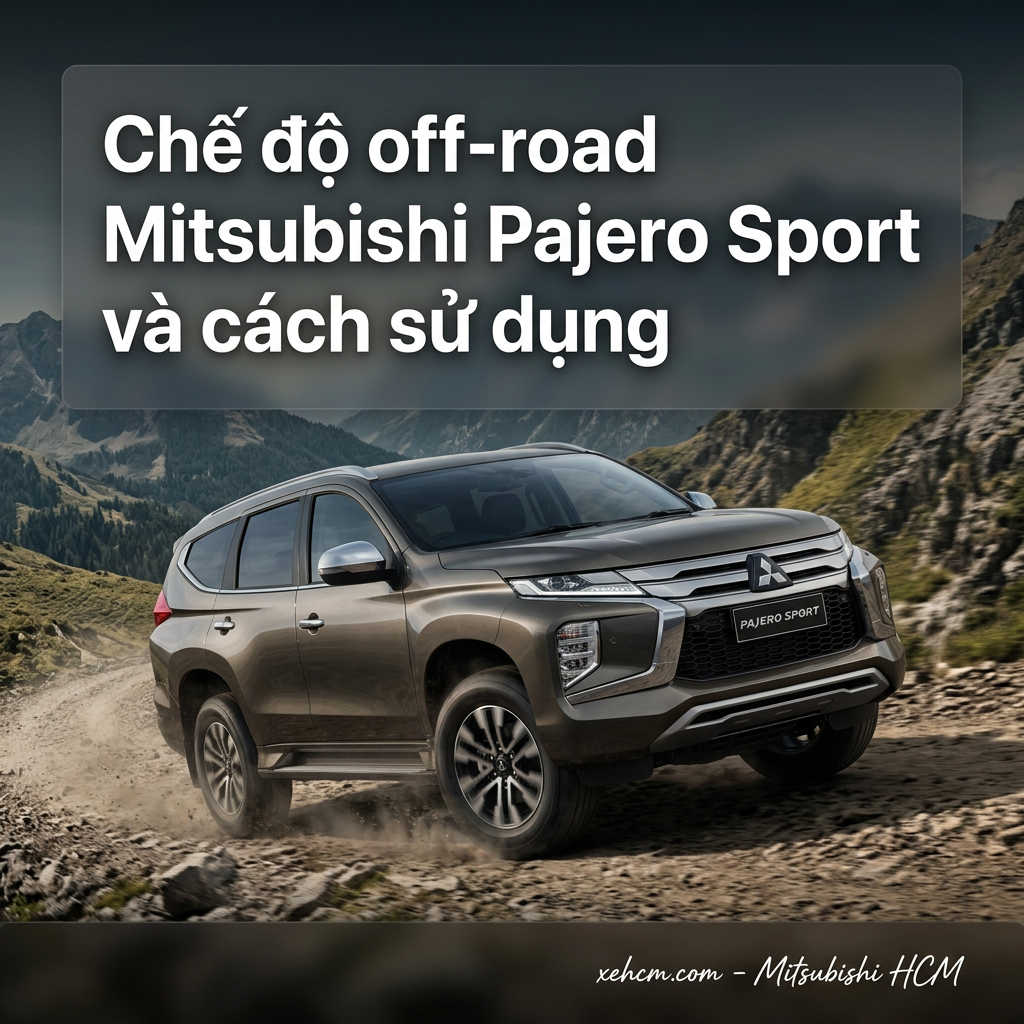 Chế độ off-road Mitsubishi Pajero Sport và cách sử dụng
