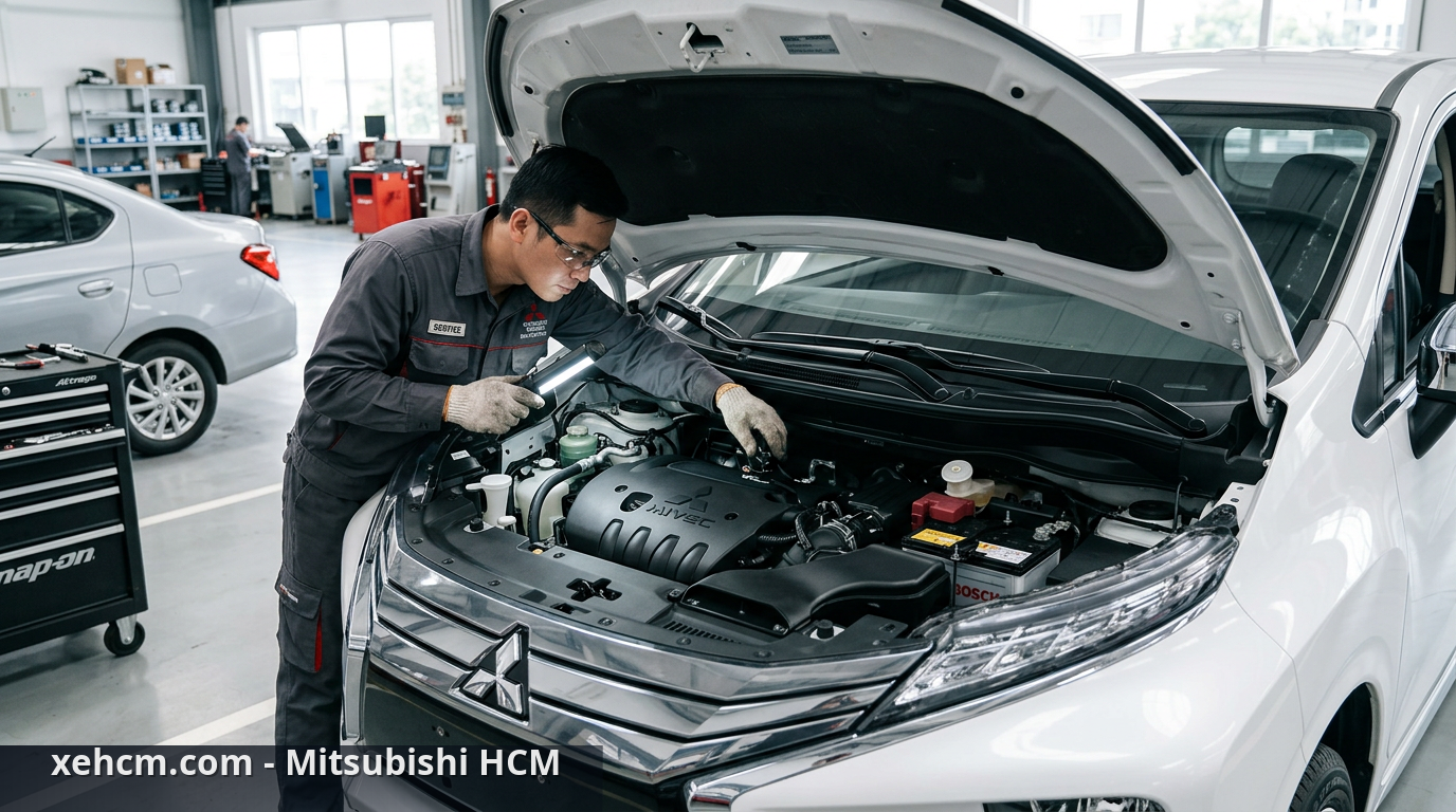 Chi phí vận hành xe Mitsubishi: Xpander hay Attrage rẻ hơn? 2 Bảo dưỡng xe Mitsubishi định kỳ giúp tăng tuổi thọ và tiết kiệm chi phí - chi phí vận hành xe Mitsubishi