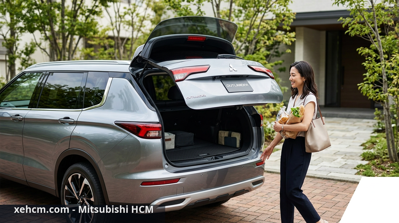 Cốp điện Mitsubishi: Cách sử dụng thông minh và hiệu quả 1 Cốp điện Mitsubishi giúp việc cất giữ hành lý trở nên dễ dàng hơn bao giờ hết - cốp điện Mitsubishi