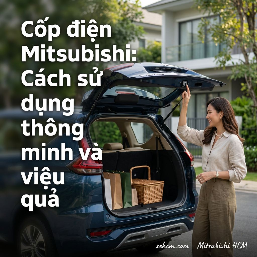 Cốp điện Mitsubishi: Cách sử dụng thông minh và hiệu quả