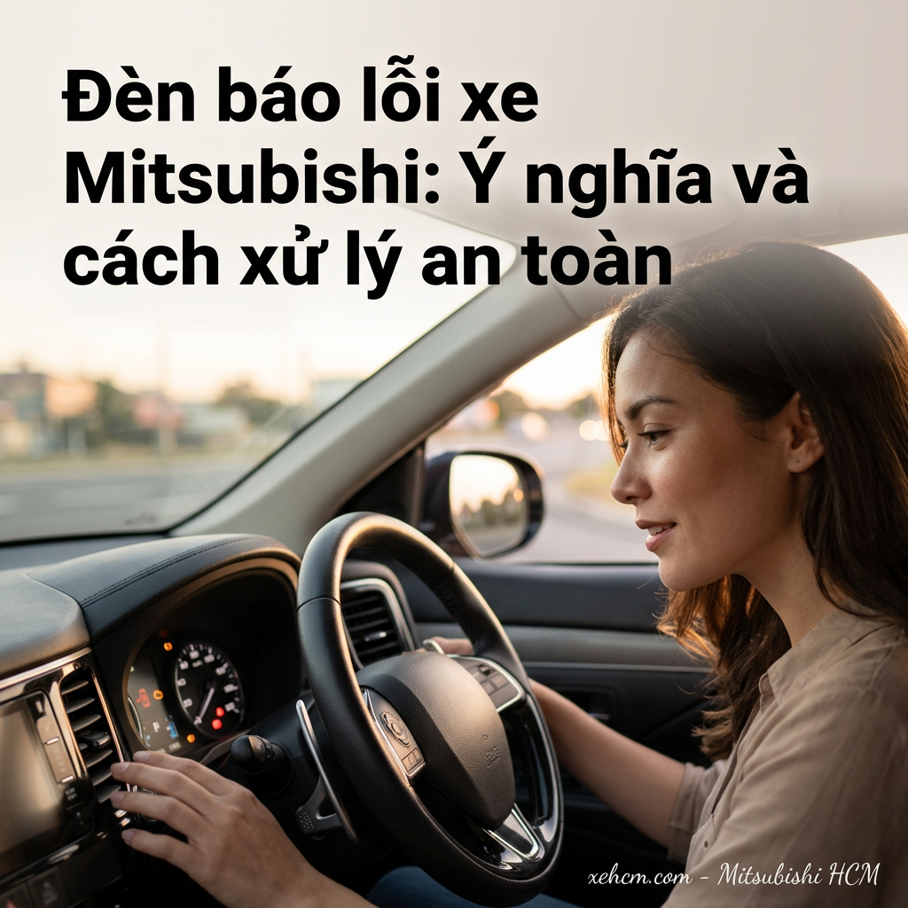 Đèn báo lỗi xe Mitsubishi: Ý nghĩa và cách xử lý an toàn