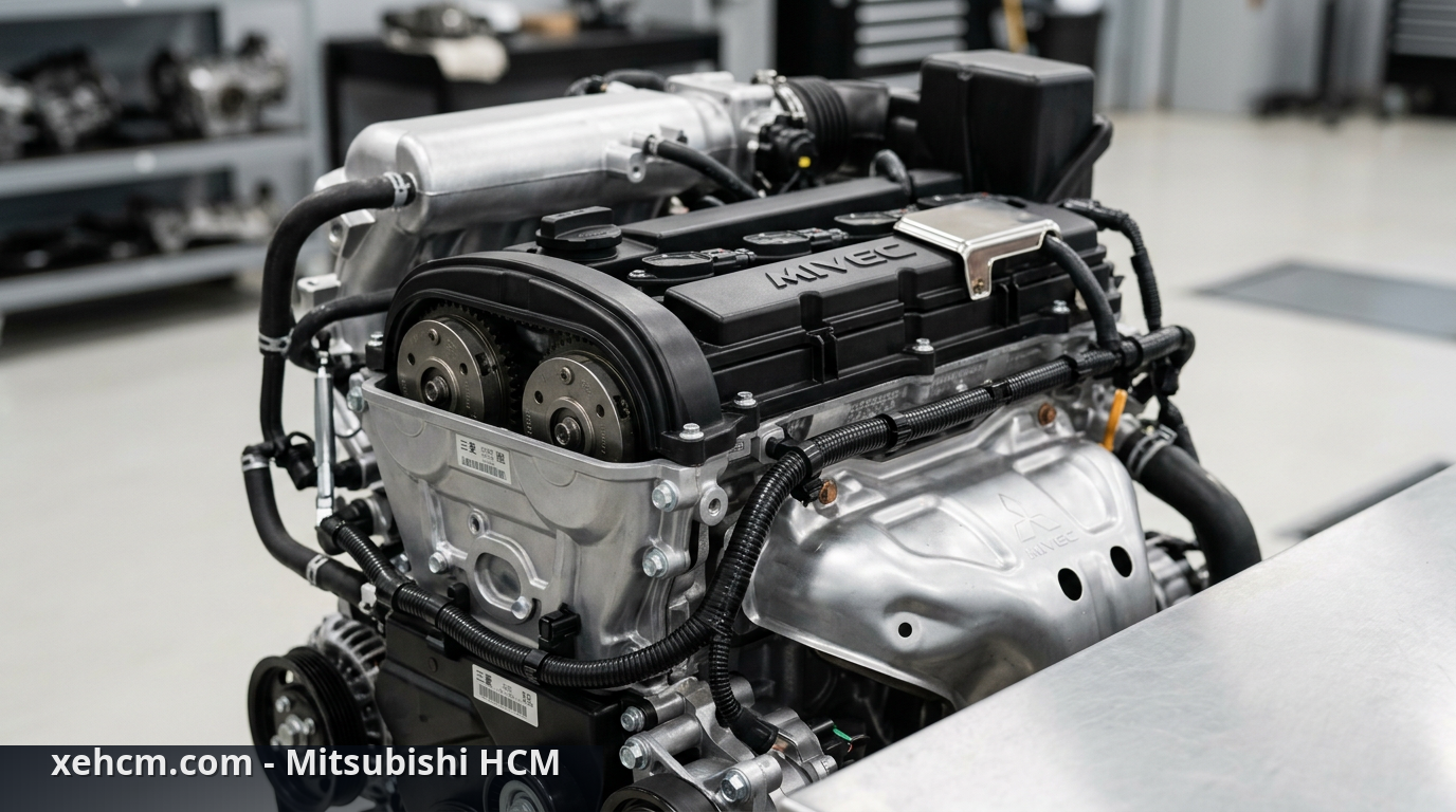 Động cơ MIVEC và cách lái xe Mitsubishi tiết kiệm xăng 1 Cấu trúc hiện đại của động cơ MIVEC trên các dòng xe Mitsubishi - động cơ MIVEC
