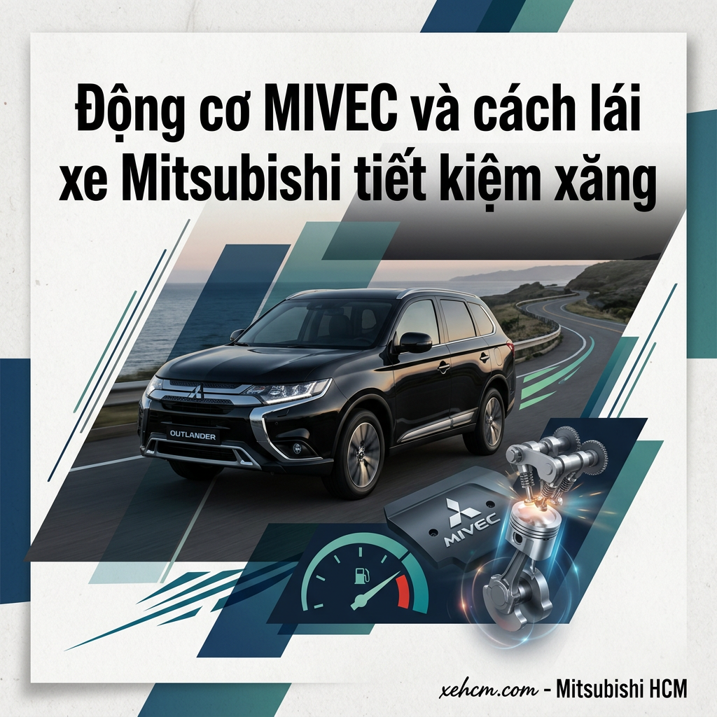 Động cơ MIVEC và cách lái xe Mitsubishi tiết kiệm xăng