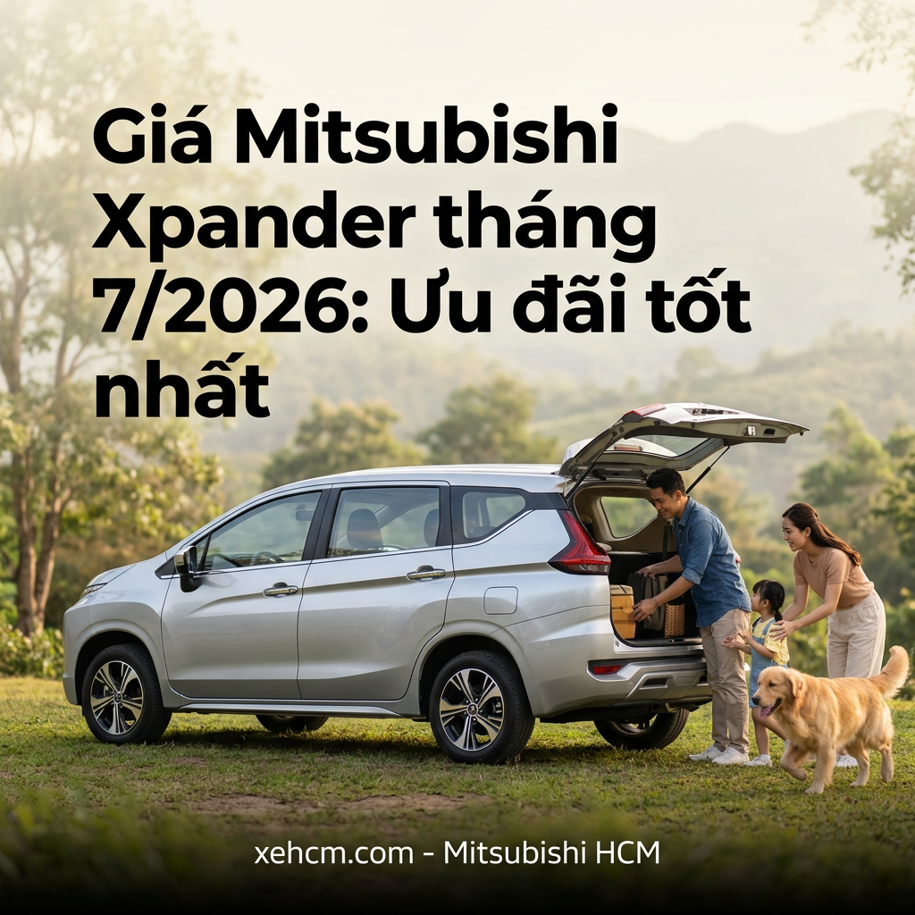 Giá Mitsubishi Xpander tháng 7/2026: Ưu đãi tốt nhất
