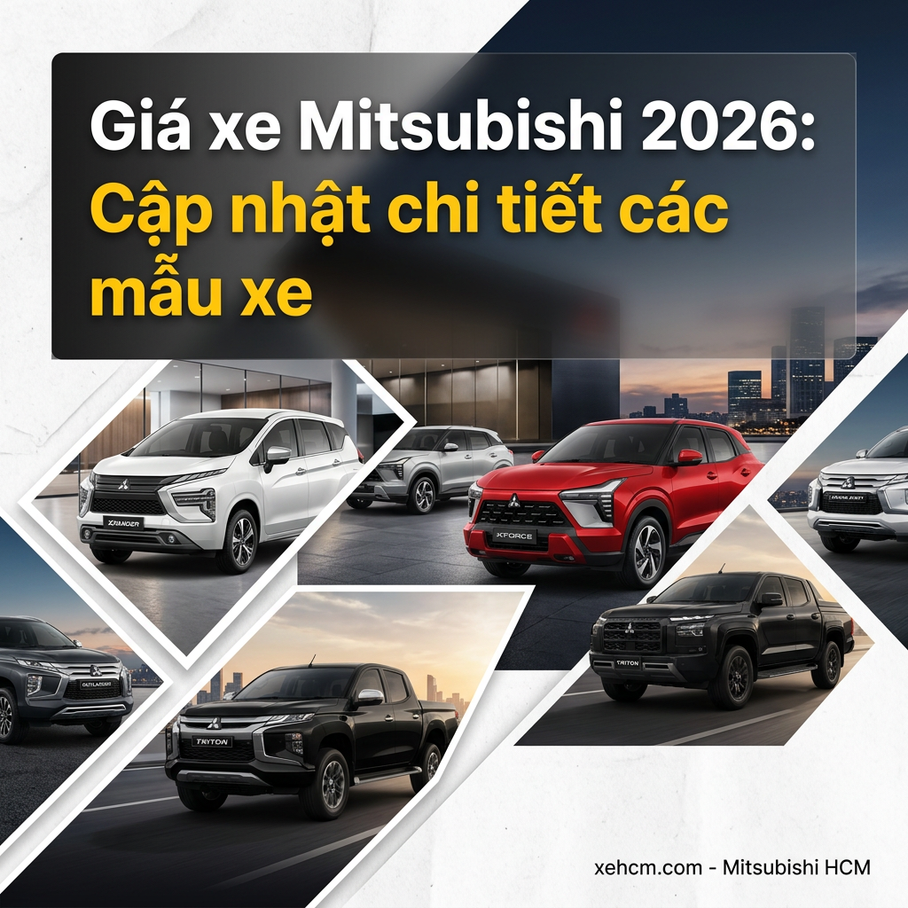 Giá xe Mitsubishi 2026: Cập nhật chi tiết các mẫu xe