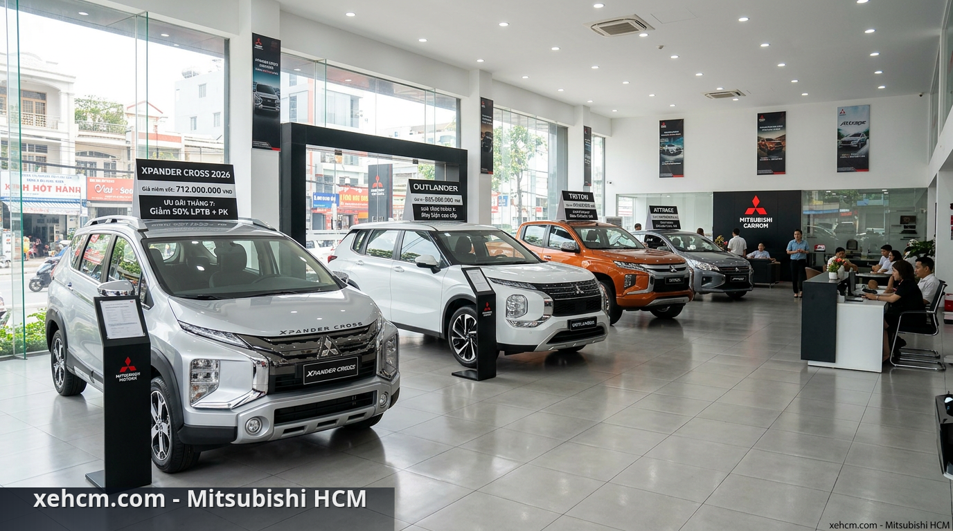 Giá xe Mitsubishi tháng 7/2026: Cập nhật ưu đãi mới nhất 1 Bảng giá xe Mitsubishi tháng 7/2026 được cập nhật liên tục tại đại lý - giá xe Mitsubishi tháng 7/2026