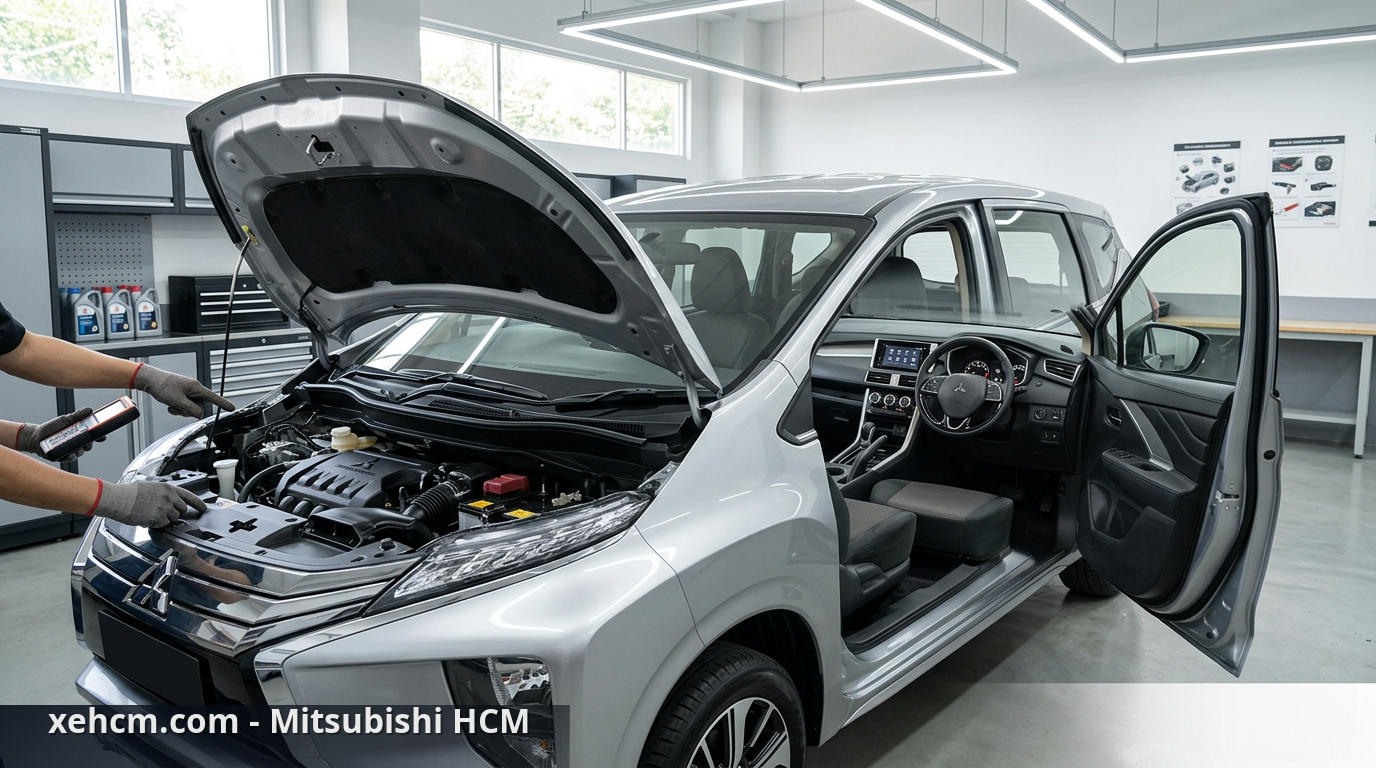 Lỗi thường gặp Mitsubishi Xpander và cách khắc phục tại nhà 1 Kiểm tra định kỳ các lỗi thường gặp Mitsubishi Xpander giúp xe luôn bền bỉ - lỗi thường gặp Mitsubishi Xpander