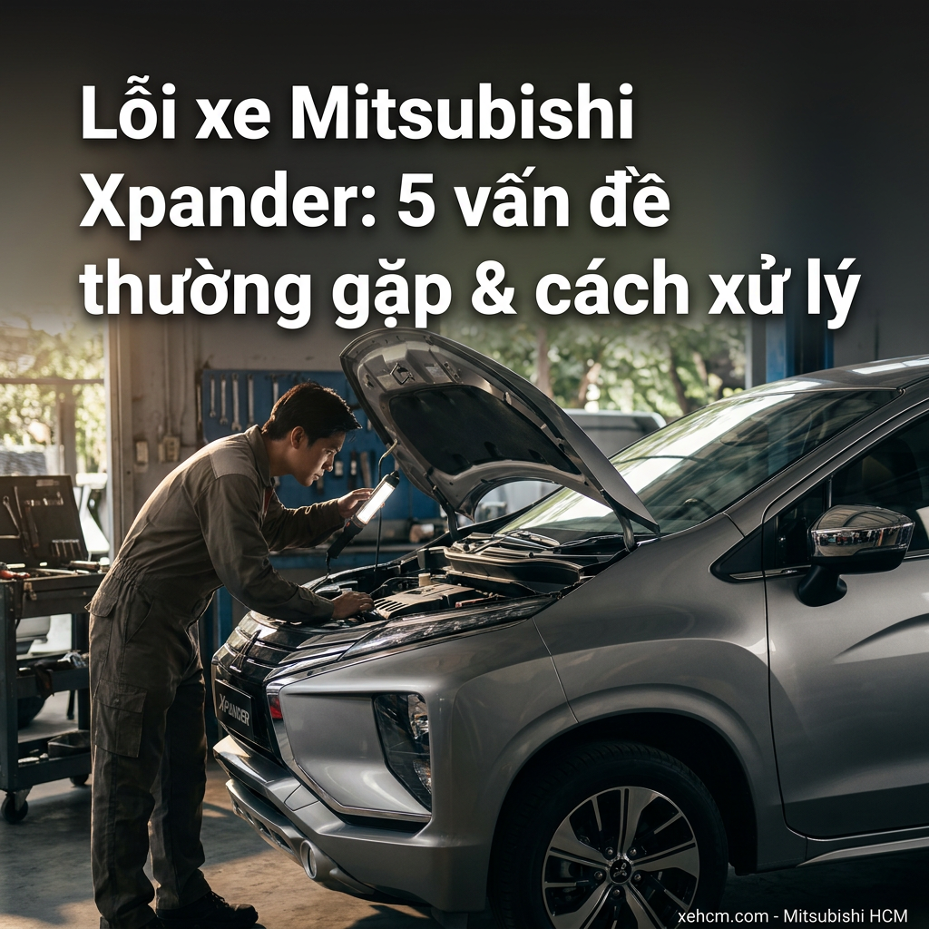 Lỗi xe Mitsubishi Xpander: 5 vấn đề thường gặp & cách xử lý