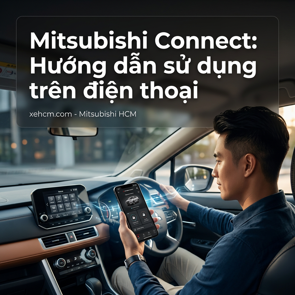 Mitsubishi Connect: Hướng dẫn sử dụng trên điện thoại