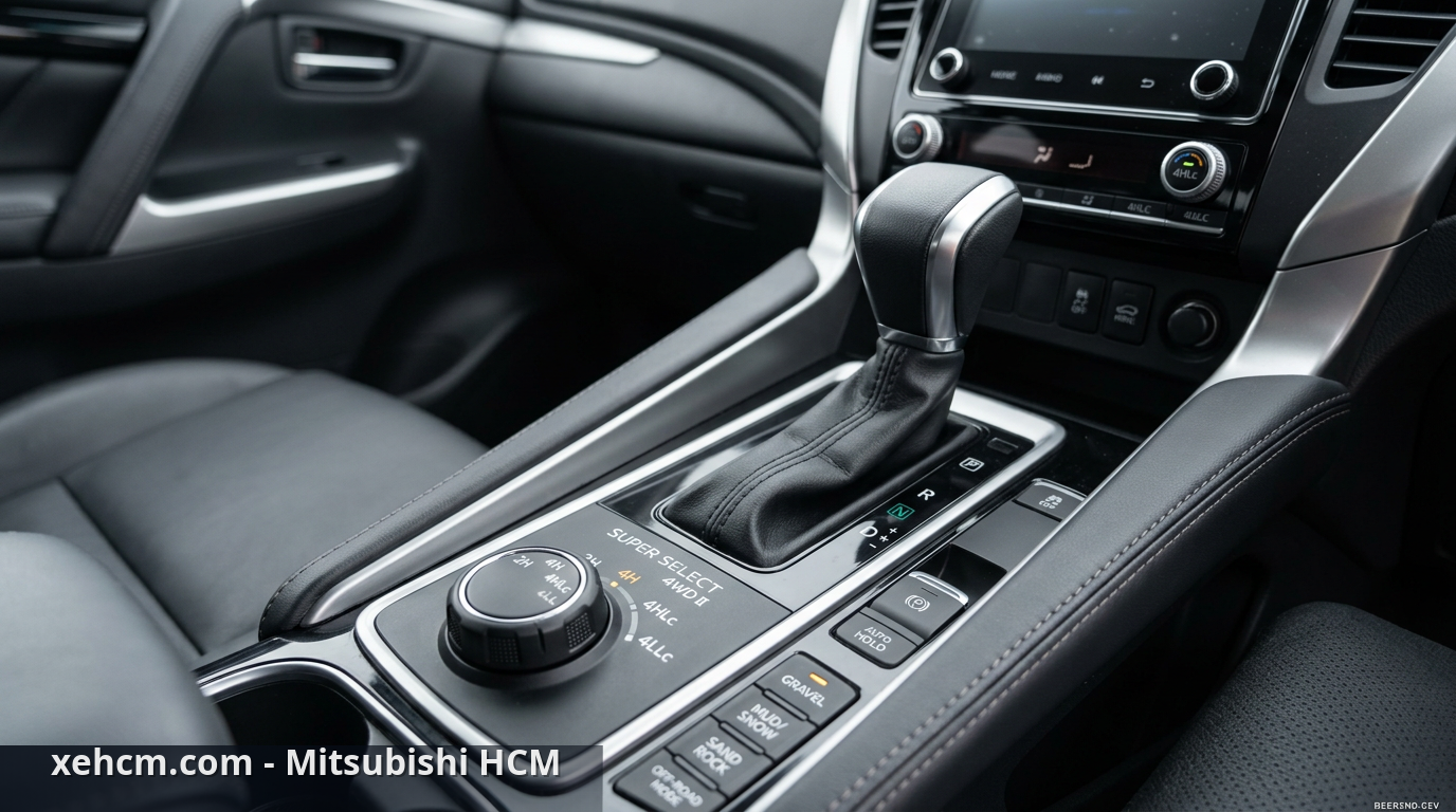 Mitsubishi Pajero Sport và hệ thống Super Select II chi tiết 2 Hệ thống Super Select II trên Mitsubishi Pajero Sport - Mitsubishi Pajero Sport