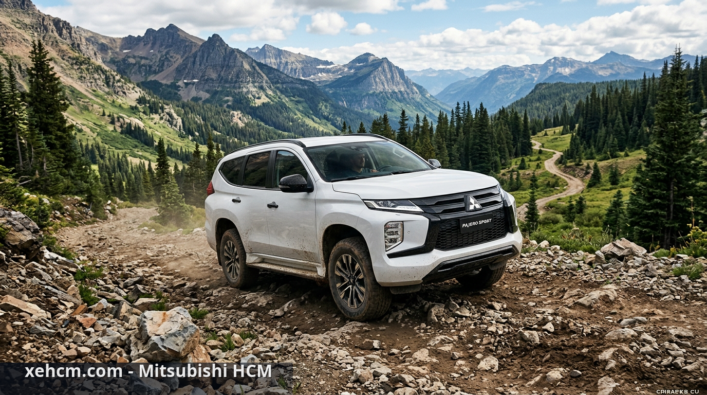 Mitsubishi Pajero Sport và hệ thống Super Select II chi tiết 1 Mitsubishi Pajero Sport mạnh mẽ vượt địa hình khó - Mitsubishi Pajero Sport