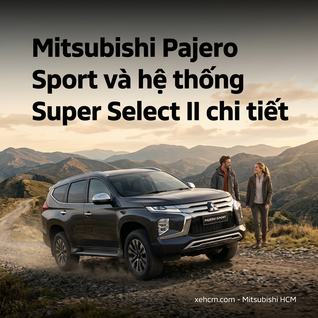Mitsubishi Pajero Sport và hệ thống Super Select II chi tiết