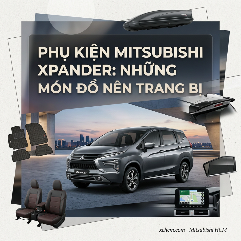 Phụ kiện Mitsubishi Xpander: Những món đồ nên trang bị