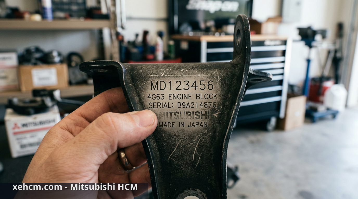 Mã vạch và thông số là chìa khóa nhận diện phụ tùng ô tô thật giả - phụ tùng Mitsubishi chính hãng