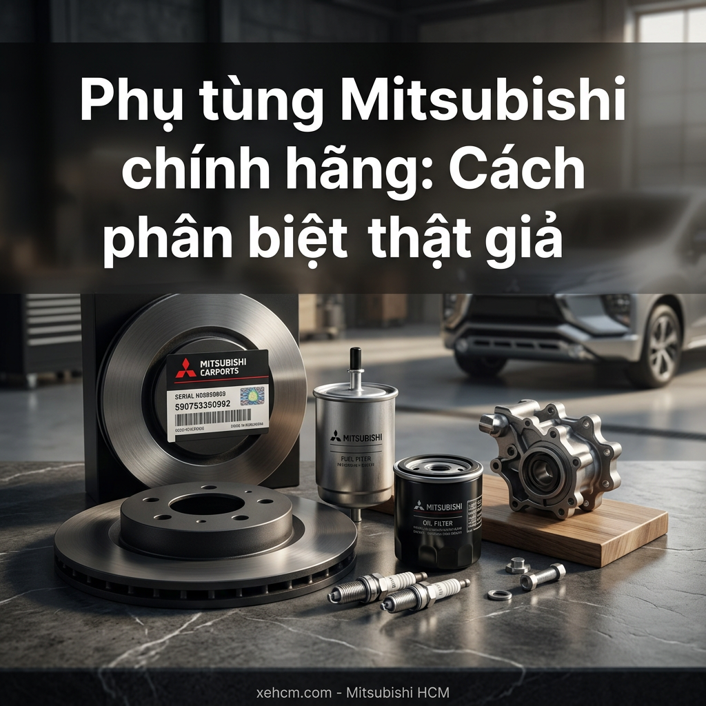 Phụ tùng Mitsubishi chính hãng: Cách phân biệt thật giả