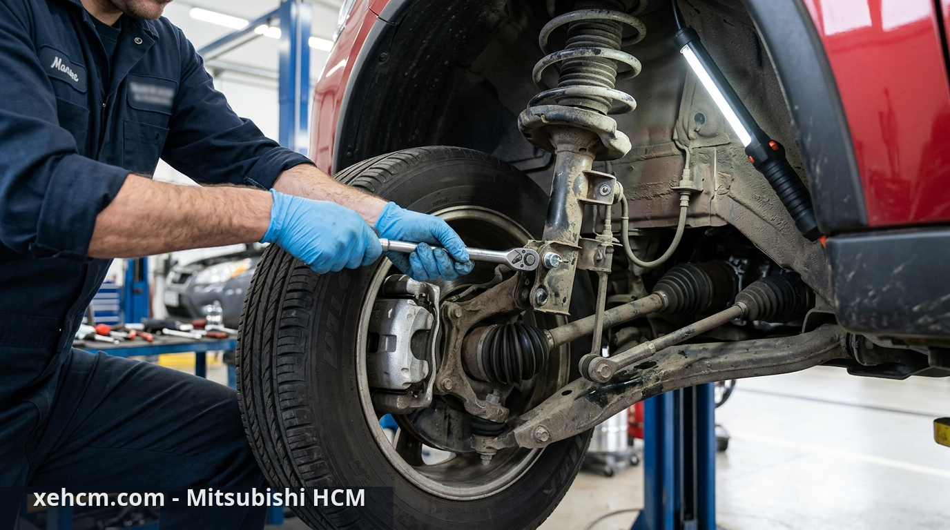 Sửa chữa xe Mitsubishi: Xử lý sự cố nhanh chóng tại nhà 2 Tự xử lý sự cố ô tô liên quan đến lốp và hệ thống treo - sửa chữa xe Mitsubishi