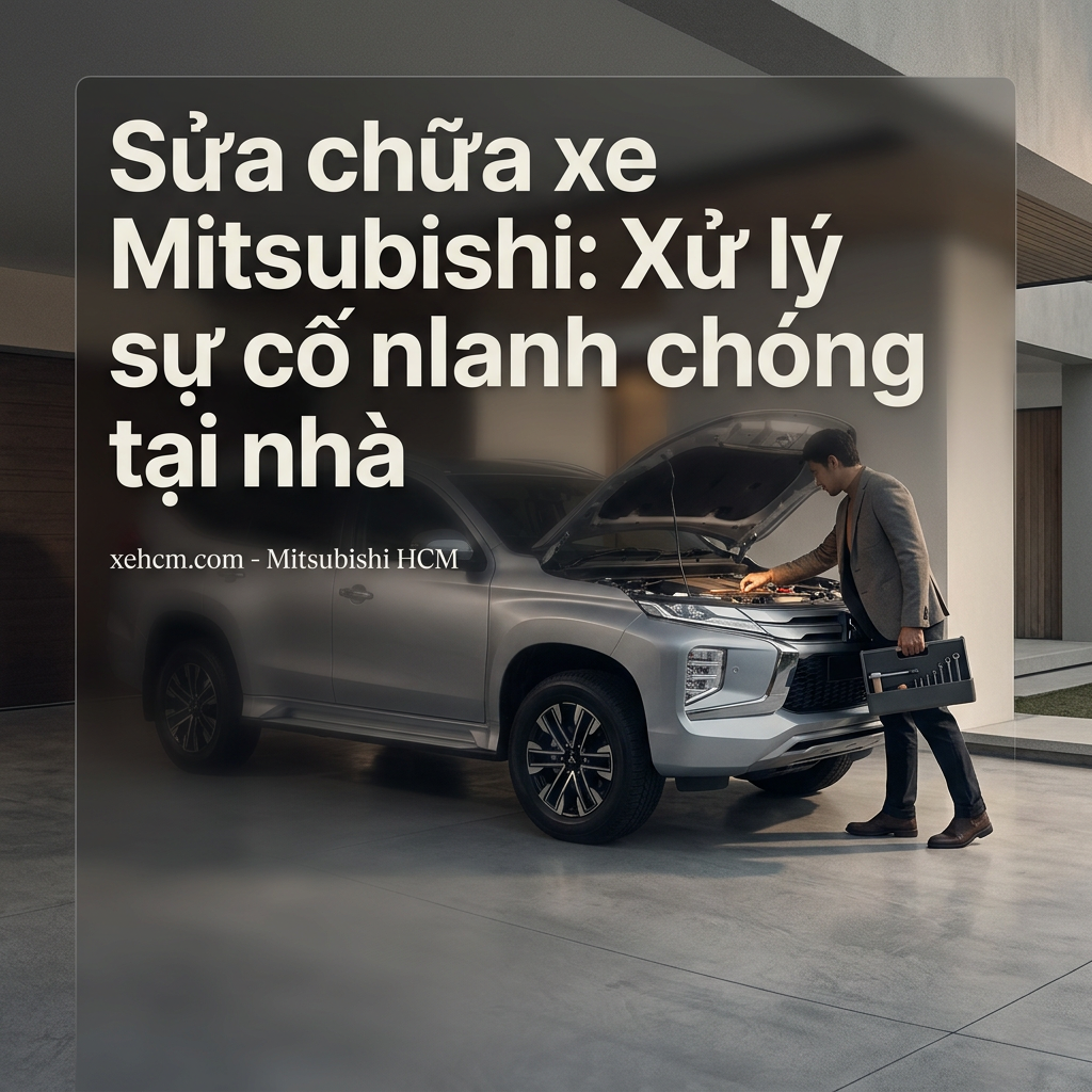 Sửa chữa xe Mitsubishi: Xử lý sự cố nhanh chóng tại nhà