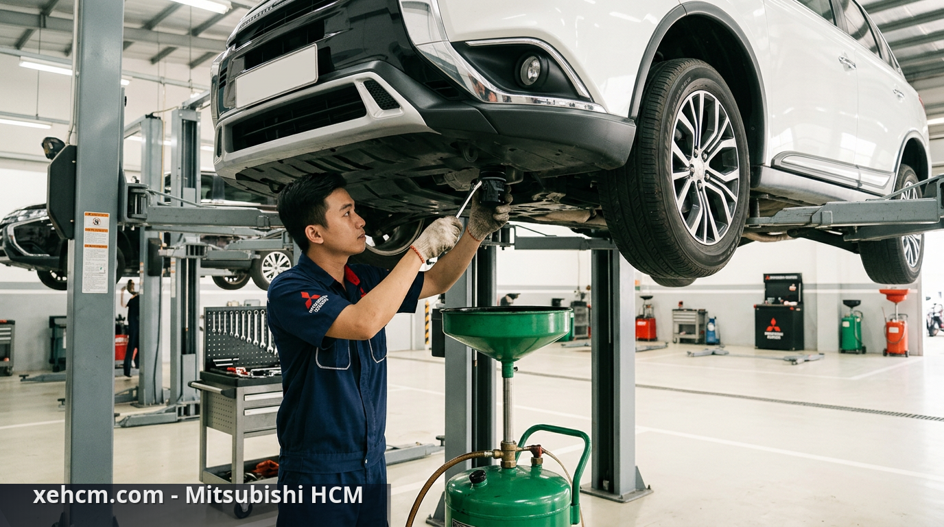 Thay dầu xe Mitsubishi: Hướng dẫn chi tiết từ A-Z 1 Việc thay dầu xe Mitsubishi đúng cách giúp kéo dài tuổi thọ động cơ - thay dầu xe Mitsubishi