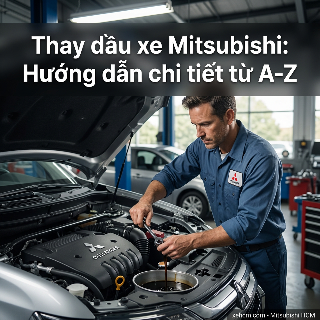 Thay dầu xe Mitsubishi: Hướng dẫn chi tiết từ A-Z