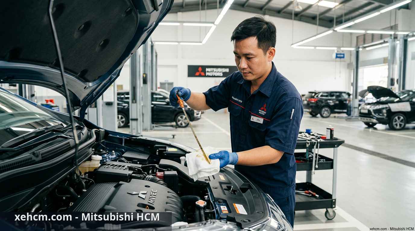 Thay dầu xe Mitsubishi: Lựa chọn dầu nhớt chính hãng 2 Bảo dưỡng định kỳ xe ô tô theo tiêu chuẩn hãng - thay dầu xe Mitsubishi