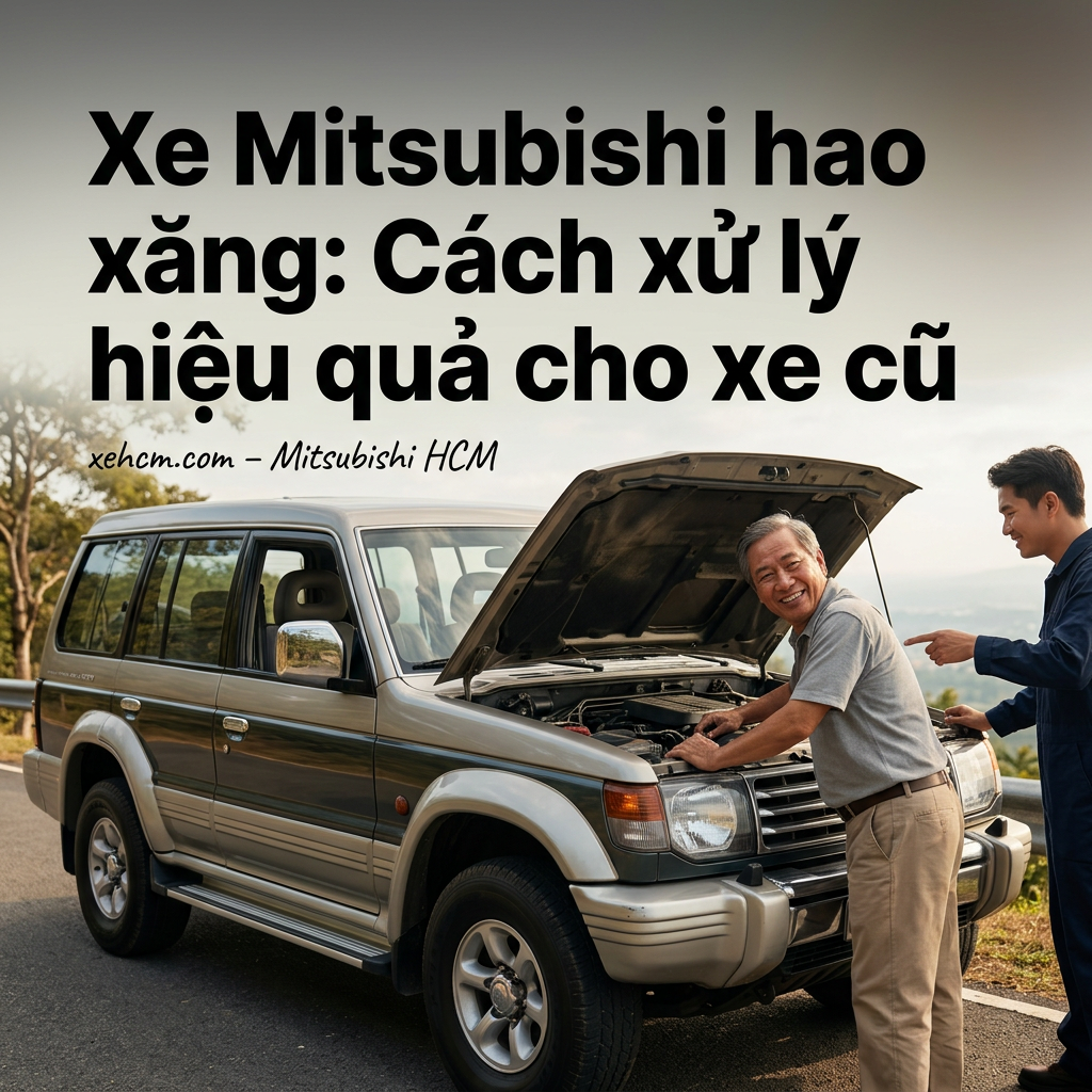 Xe Mitsubishi hao xăng: Cách xử lý hiệu quả cho xe cũ