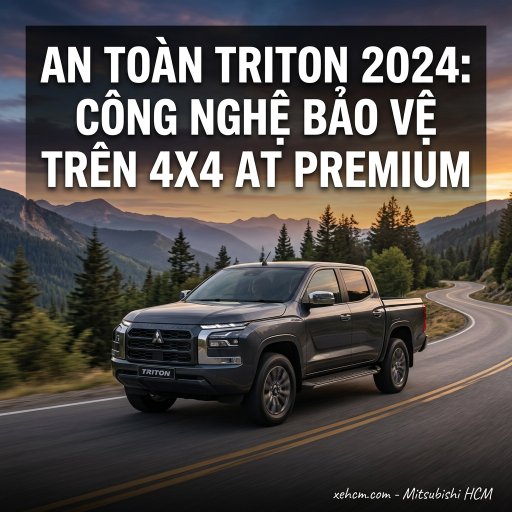 An toàn Triton 2024: Công nghệ bảo vệ trên 4x4 AT Premium