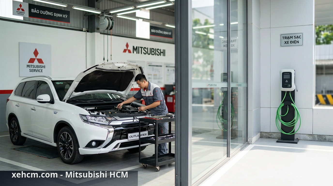 Bảo dưỡng xe Mitsubishi: Lợi thế từ xe xăng truyền thống 2 So sánh hạ tầng kỹ thuật giữa xe xăng và xe điện - bảo dưỡng xe Mitsubishi