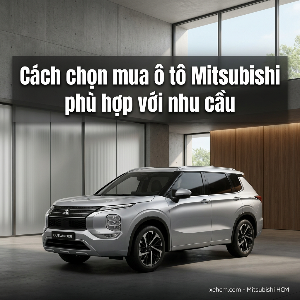 Cách chọn mua ô tô Mitsubishi phù hợp với nhu cầu