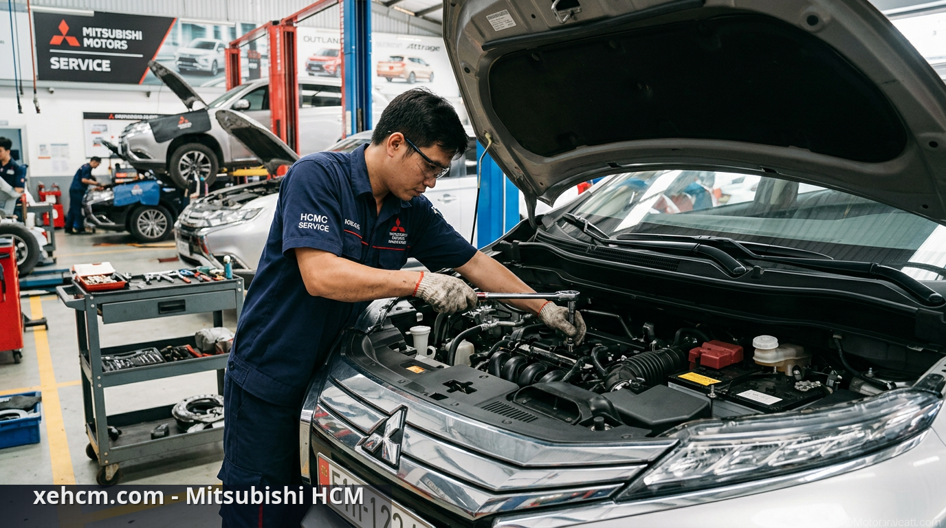 Chi phí nuôi xe xăng và xe điện: Góc nhìn thực tế cho chủ xe 2 Bảo dưỡng ô tô Mitsubishi định kỳ giúp tiết kiệm chi phí vận hành lâu dài - chi phí nuôi xe