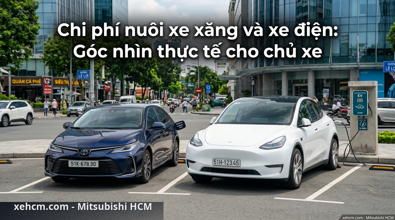 Chi phí nuôi xe xăng và xe điện: Góc nhìn thực tế cho chủ xe 1 So sánh thực tế chi phí nuôi xe giữa các dòng xe xăng và xe điện - chi phí nuôi xe