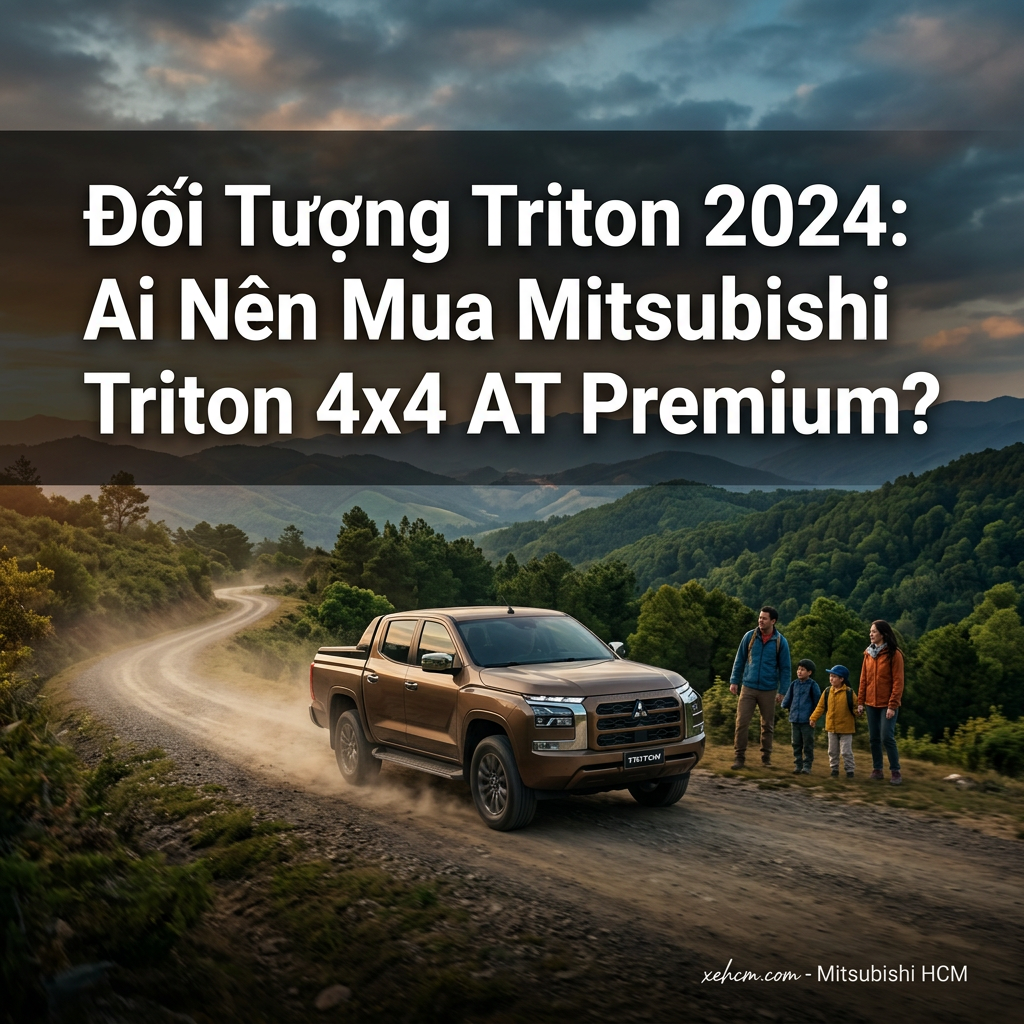 Đối Tượng Triton 2024: Ai Nên Mua Mitsubishi Triton 4x4 AT Premium?