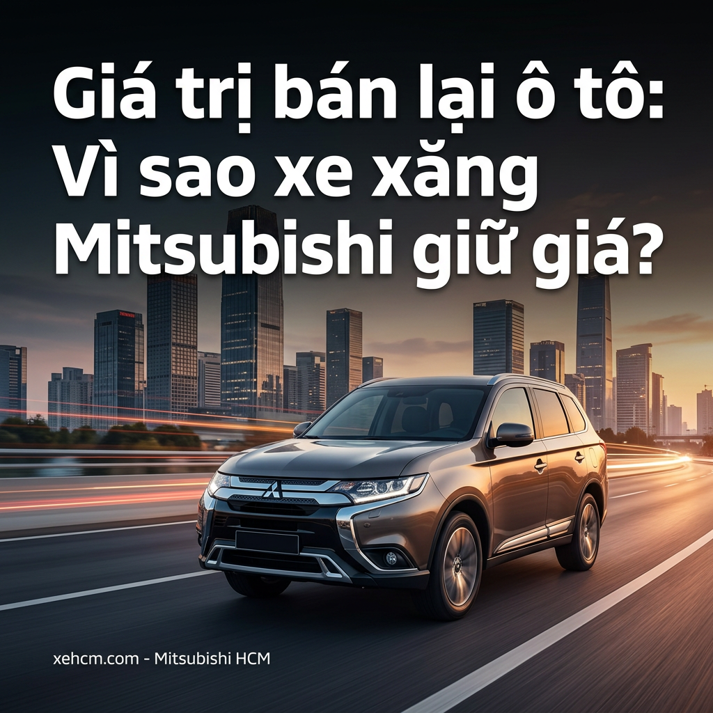 Giá trị bán lại ô tô: Vì sao xe xăng Mitsubishi giữ giá?