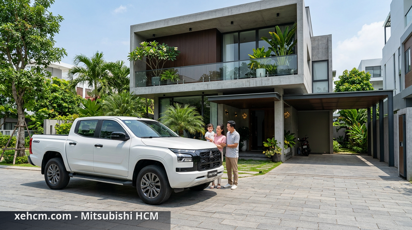 Giá Triton 2026 Dự Kiến: Các Phiên Bản và Ước Tính Chi Phí Lăn Bánh 1 Hình ảnh dự kiến của Mitsubishi Triton 2026 với thiết kế mạnh mẽ - giá Triton 2026