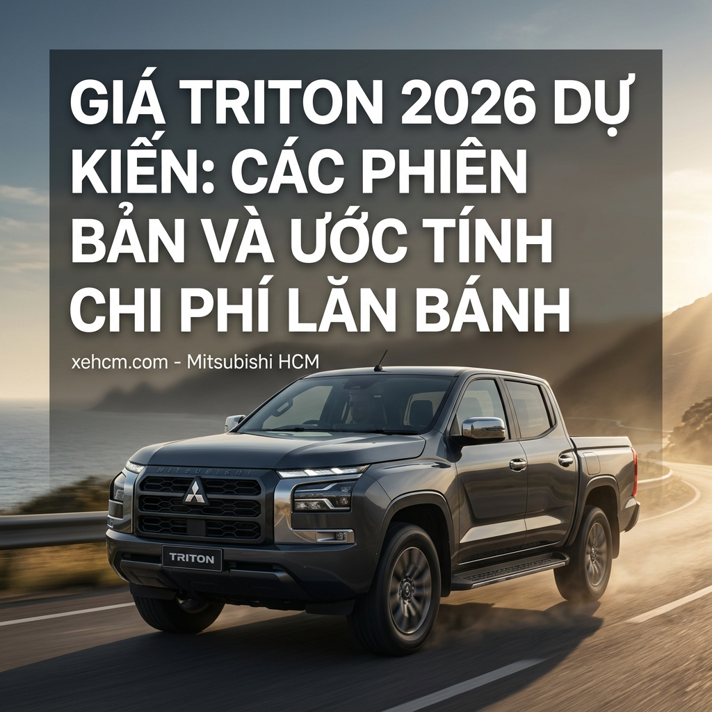 Giá Triton 2026 Dự Kiến: Các Phiên Bản và Ước Tính Chi Phí Lăn Bánh